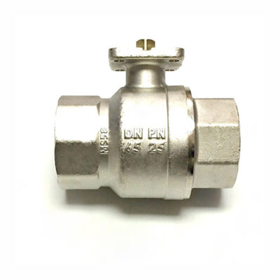 Válvula com esfera  de latão PP 2.1/2 - base para atuador pneumático